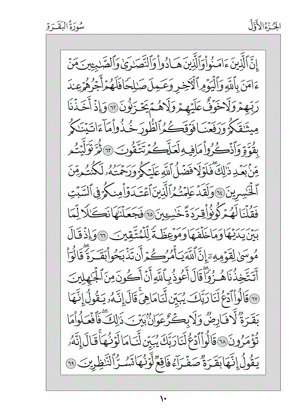 Juz 1 — الم (Alif Lam Meem)
