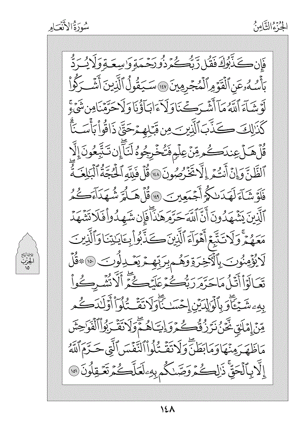 Juz 8 — وَلَوْ أَنَّنَا (Walaw Annanā)