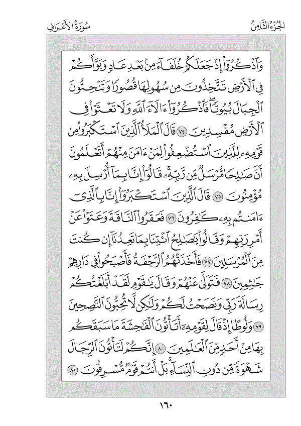 Juz 8 — وَلَوْ أَنَّنَا (Walaw Annanā)