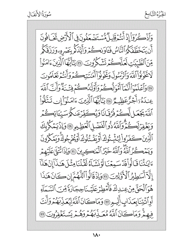 Juz 9 — قَدْ أَفْلَحَ (Qad Aflaha)