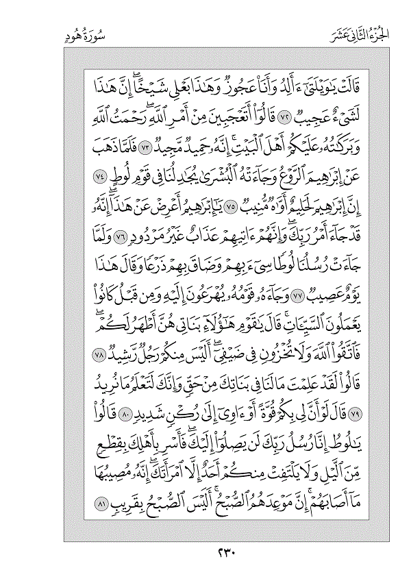 Juz 12 — وَمَا مِن دَابَّةٍ (Wa Mā Min Dābbah)