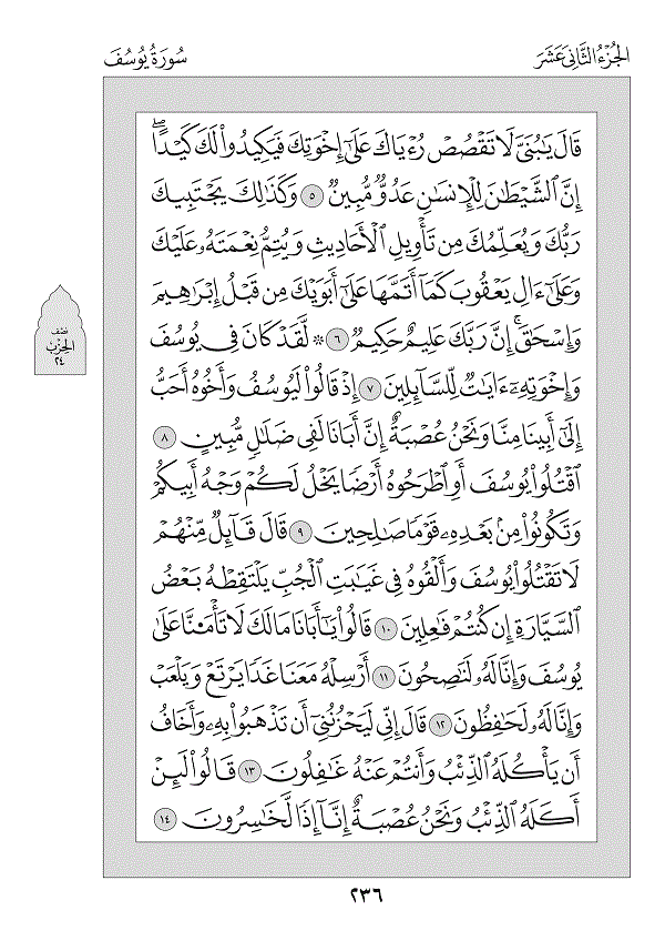 Surah 12 — يوسف (Yūsuf)