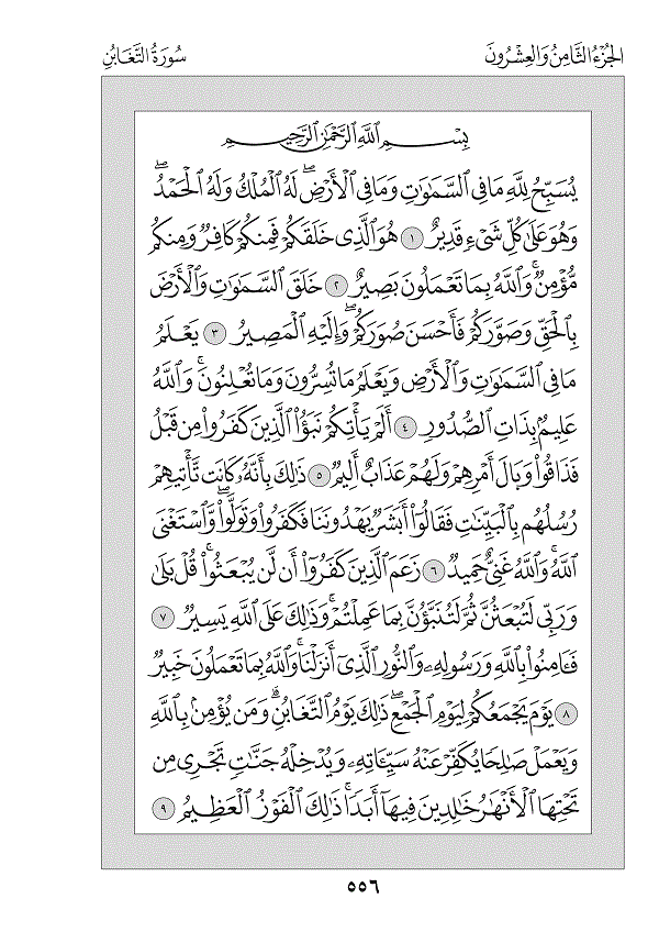 Surah 64 — التغابن (At-Taghābun)